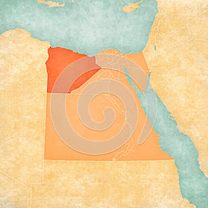 Map of Egypt - Matruh