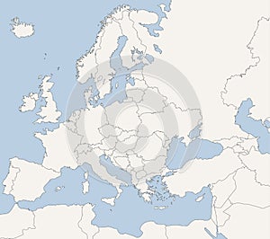 Map of European Countries