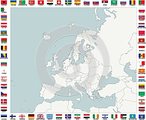 Map of European Countries