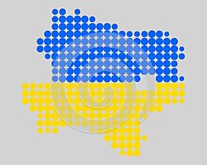 Map and flag of Lower Austria