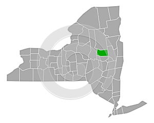 Map of Fulton in New York