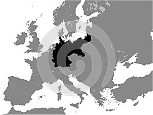Map of German Empire