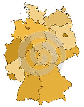 Map of Germany