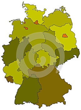 Map of Germany