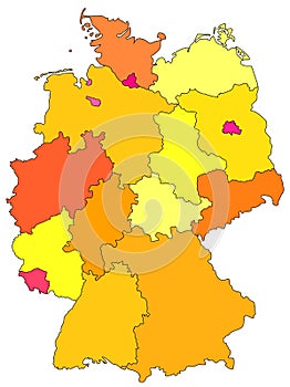 Map of Germany