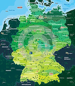 Map Germany
