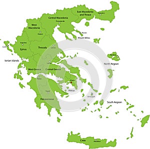 Map of Greece