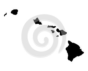 Map of Hawaii