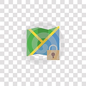 map icon sign and symbol. map color icon for website design and mobile app development. Simple Element from interaction assets