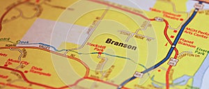 Map Image of Branson Missouri photo