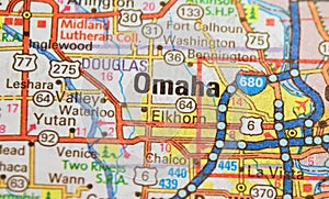 Map Image of Omaha Nebraska 1