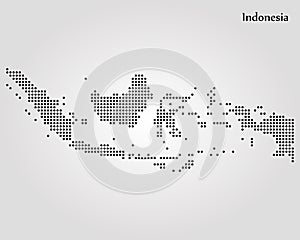 Map of Indonesia. Vector illustration. World map