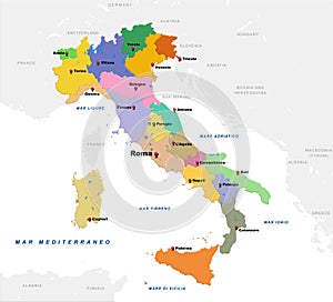 Map of Italy