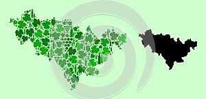 Map of Jilin Province - Composition of Wine and Grapes