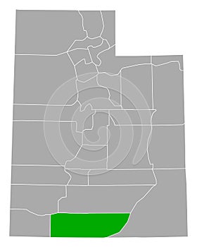 Map of Kane in Utah