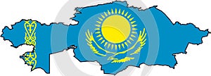 Map Kazakstan