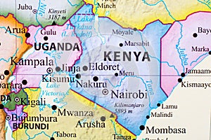 Map of Kenya