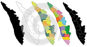 Map of Kerala