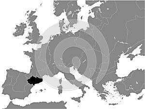 Map of Kingdom of Aragon year 1190