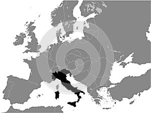 Map of Kingdom of Italy year 1936