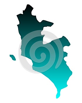 Map of Lima Metropolitana