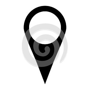Map and location icon.Map marker icon.Maps pin. Location map black icon. Location pin. Pin icon vector. Communication, background.