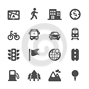 Map location icon set 2, vector eps10