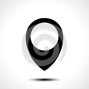 Map Locations icon. Vector illustration