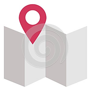 Map Locator Color vector icon fully editable