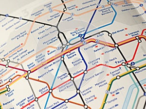 Map of London Underground