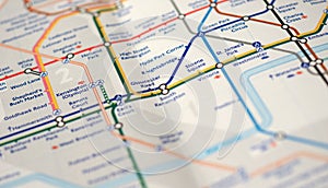 Map of London Underground