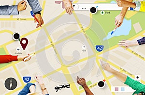 Map Mapping Location Guideline Navigation Concept