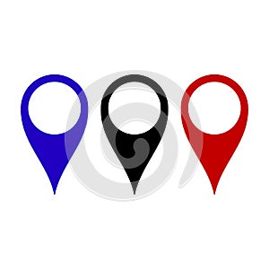 Map Marker. Simple vector modern icon design illustration