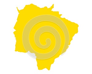 Map of Mato Grosso do Sul