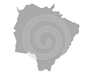Map of Mato Grosso do Sul