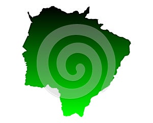 Map of Mato Grosso do Sul photo