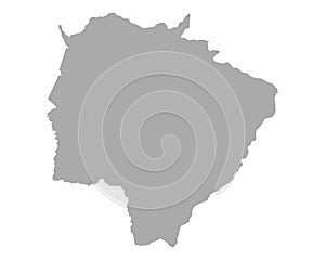 Map of Mato Grosso do Sul photo