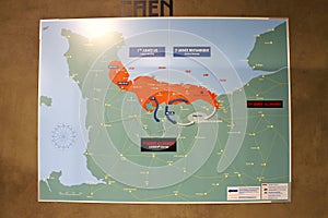 Map of military operations