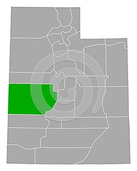 Map of Millard in Utah photo