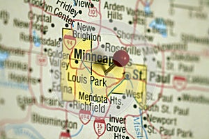 Map of Minneapolis