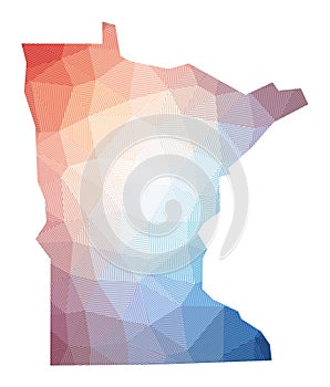 Map of Minnesota.