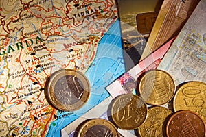 Map and money