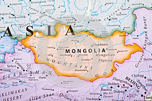 Map of Mongolia