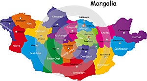 Map of Mongolia