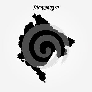 Map of Montenegro