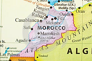 Map of Morocco