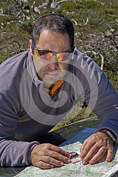 Map navigation, trekking