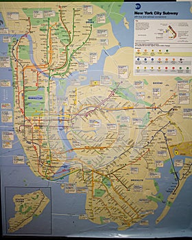 Map of New York City Subway