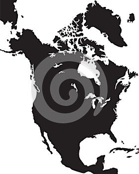 Map of North America