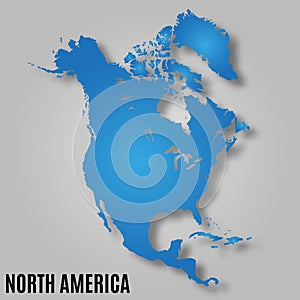 Map of north america